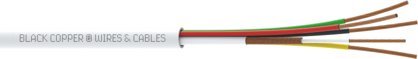 Black Copper CCTV Cable